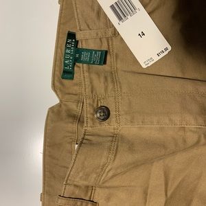 Ralph Lauren NWT pants with lovely button detail.